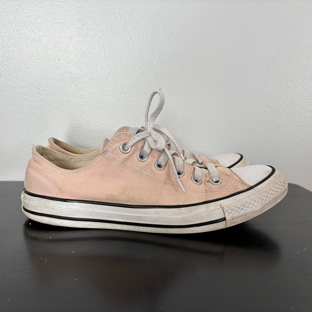Converse All Star Chuck Taylor Low Top Canvas Shoes Mens 8 Womens 10 Pink FLAWS - Picture 5 of 15